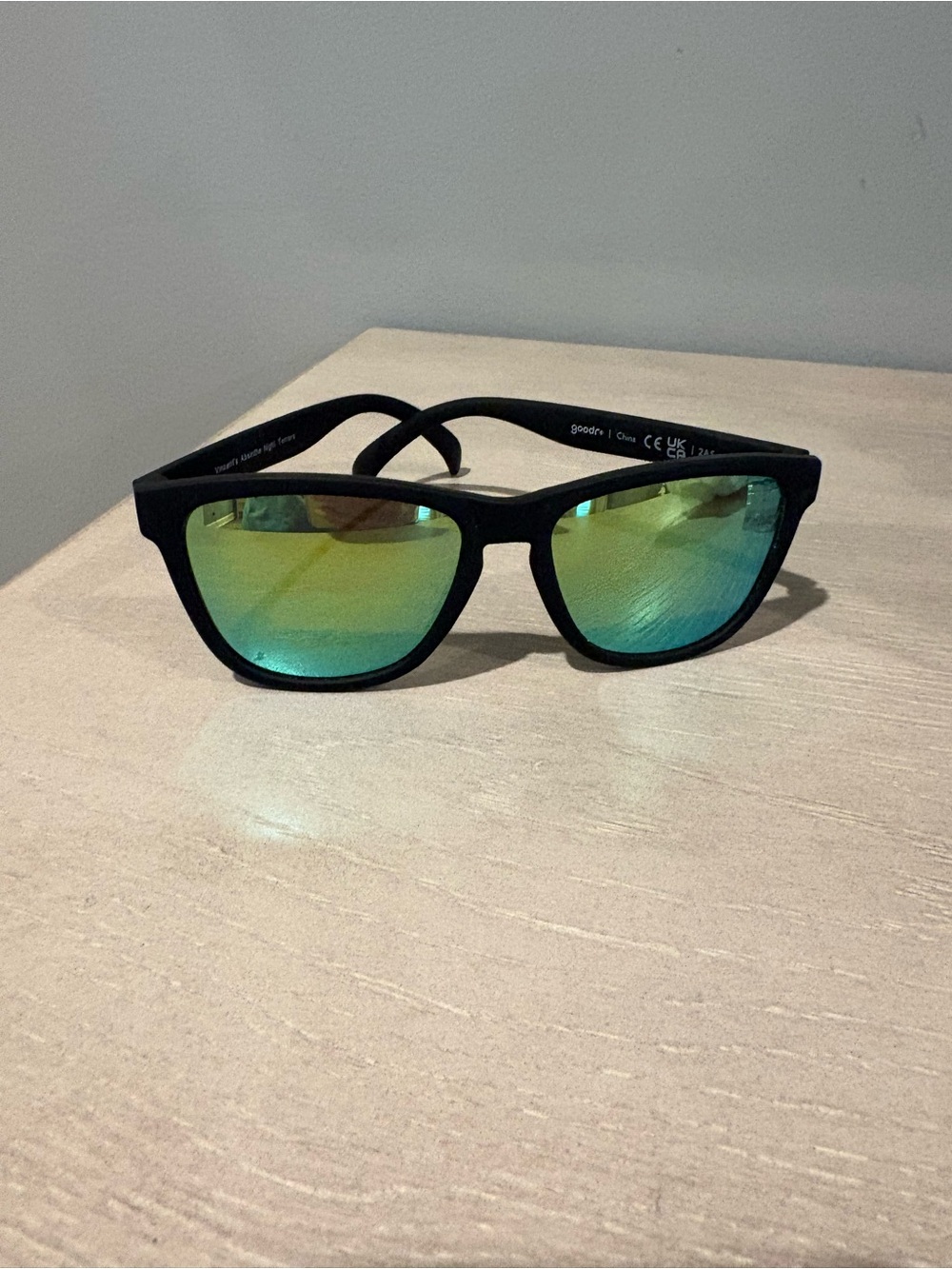 Goodr Sunglasses Green Basically New
